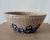 American Studio Pottery Colander Bowl in Cobalt Blue and Cream, New York For Sale - Image 4 of 4