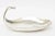 Vintage Hand Hammered Silver Plate Monumental Scalloped Serving Bow With Duck Neck,1980's For Sale - Image 11 of 11