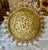 Gilt Iron Sunburst Ceiling Mount Light Fixture by Myanmar Home For Sale - Image 10 of 14