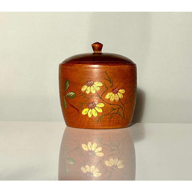 Handcrafted Lidded Wooden Box, 1920s For Sale - Image 13 of 16