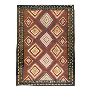 Galerie Shabab Collection Mid-20th Century Turkish Flatweave Kilim Rug