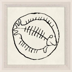 Watermerken 19, Framed Artwork