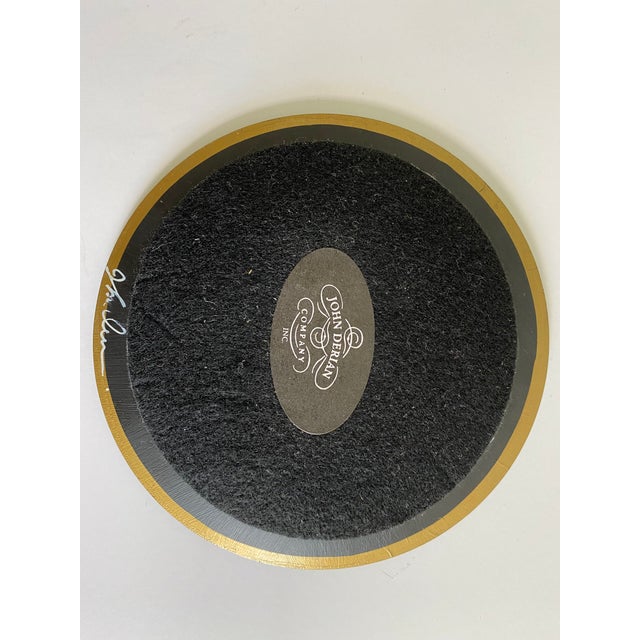 John Derian Letter "R" Decoupage Plate For Sale - Image 4 of 5