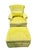 Custom Designer Upholstered Armchair & Ottoman Set – Chartreuse A beautifully crafted, new custom armchair and matching...