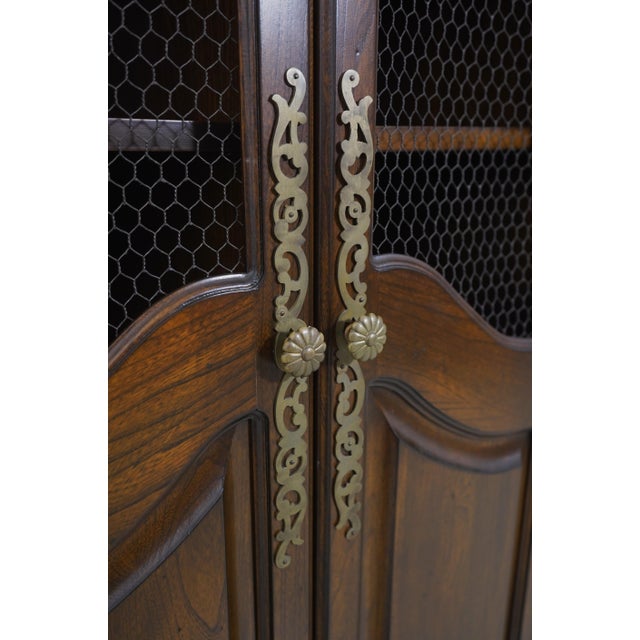 Pair of Oak Tall Dome Top Curio Cabinets For Sale - Image 12 of 18