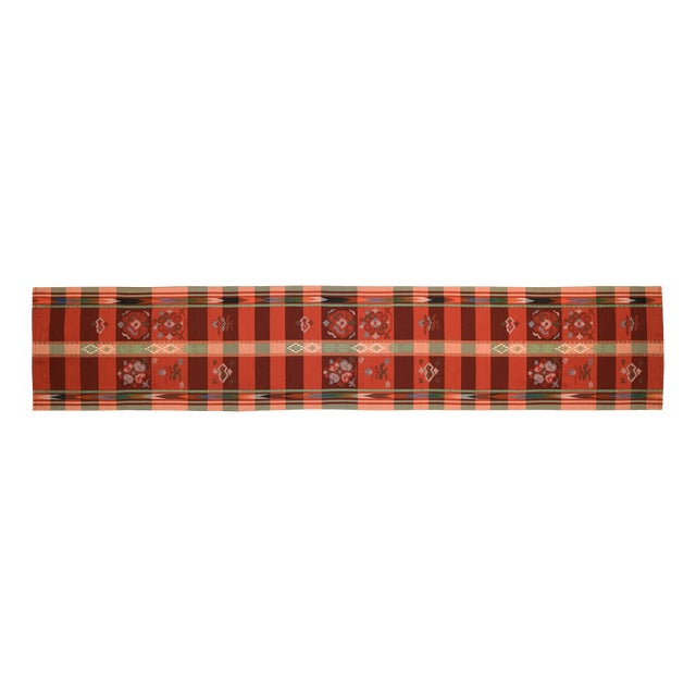Japanese Ceremonial Silk Table Runner by Renaras For Sale