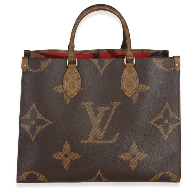 Louis Vuitton Reverse Monogram Giant Canvas Onthego MM For Sale - Image 4 of 9