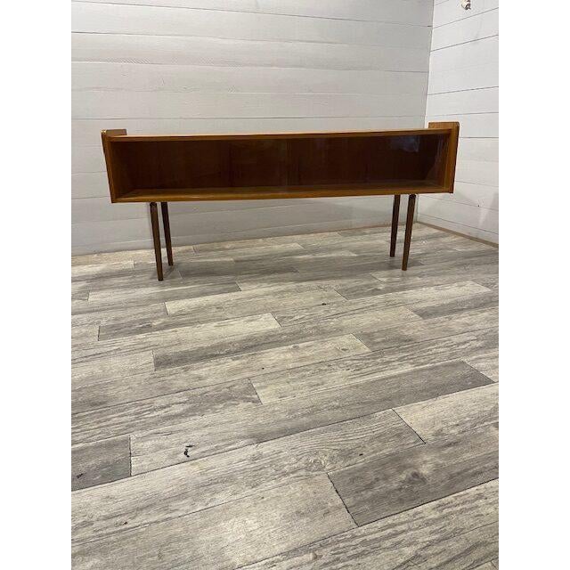 Retro Sideboard with Glass Doors by Tatra Nabytok with Original Compagny Sticker, 1965 In superb condition Legs can...