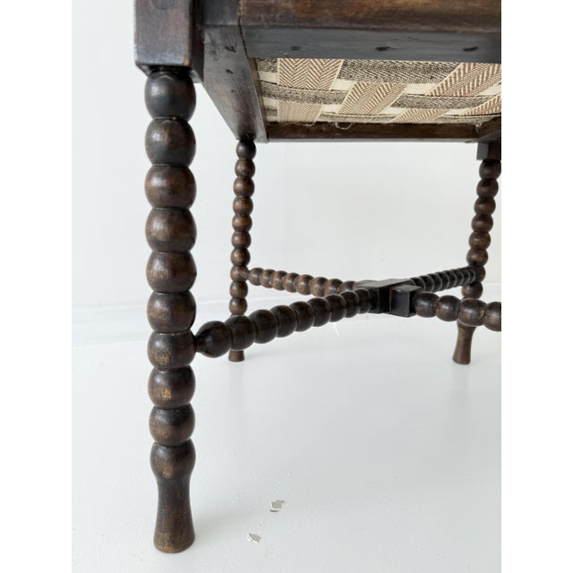 Antique 20th Century French Bobbin Corner Chair For Sale - Image 12 of 16