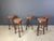Brutalist Vintage Tree Trunk Bar Stools, 1970s, Set of 5 For Sale - Image 3 of 7
