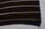 Large Vintage Handwoven Kilim - Dark Brown & Off-White Striped Wool Area Rug For Sale In Phoenix - Image 6 of 8