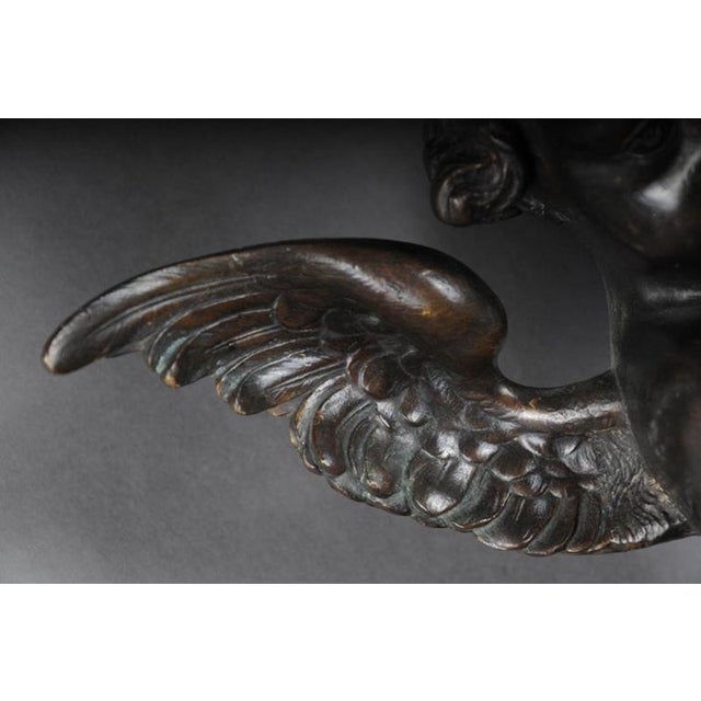 Putti Wall Lights in Bronze Gilded, 1870, Set of 2 For Sale - Image 4 of 18