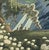 Gold Leaf Tropical Paradise Hand-Painted Panoramic Wallpaper For Sale - Image 4 of 4