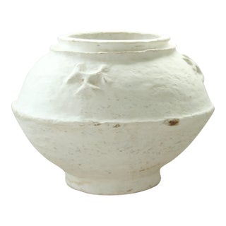 Large Contemporary Rustic Paper Mache Vessel For Sale