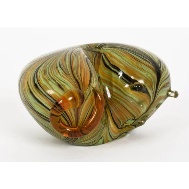 1970s Mid-Century Italian Multicolored Murano Glass Cat Sculpture, 1970s For Sale - Image 5 of 16