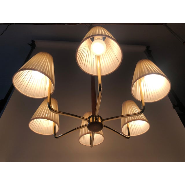 Mid-Century Kiri Chandelier attributed to Josef Frank, 1958 For Sale - Image 12 of 18