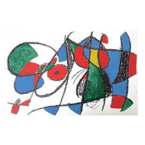 Joan Miro Original Lithograph V2-8d Mourlot 1975