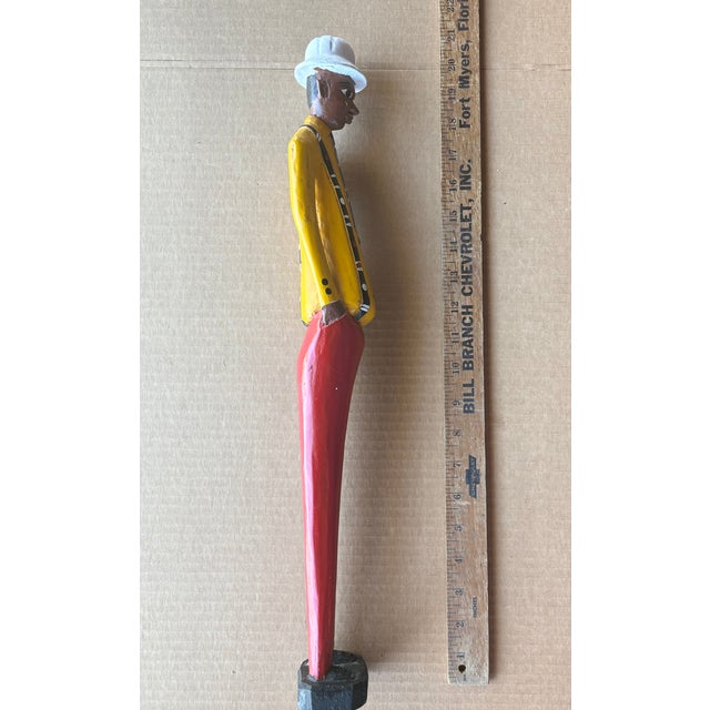 Up for sale is this gorgeous Baule "Colon" figure, one of two we are currently selling. Colon figures are wooden...