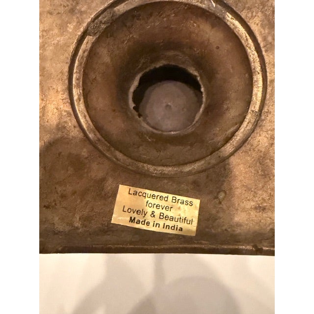 Brass Lidded Pineapple Jars -a Pair For Sale - Image 10 of 10