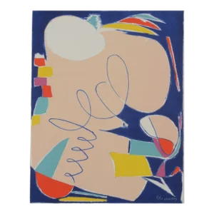 1960s Mid Century Modern Andre Lanskoy Abstract Signed, Limited Edition Print