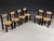 Charlotte Perriand Style, Six Brutalist Dining Chairs, Wood, Straw, France, 1960s For Sale - Image 4 of 18