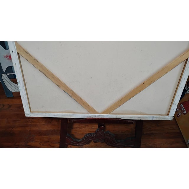 Original Lorenzo Scott Oil Painting "Donald Trump Done Torn the White House Down". For Sale - Image 12 of 13