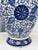 Late 20th Century Blue & White Floral Lidded Ginger Jar For Sale - Image 4 of 5