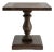 Restoration Hardware (r.h.) English Balustrade Square Side Table - Dark Oak Finish For Sale