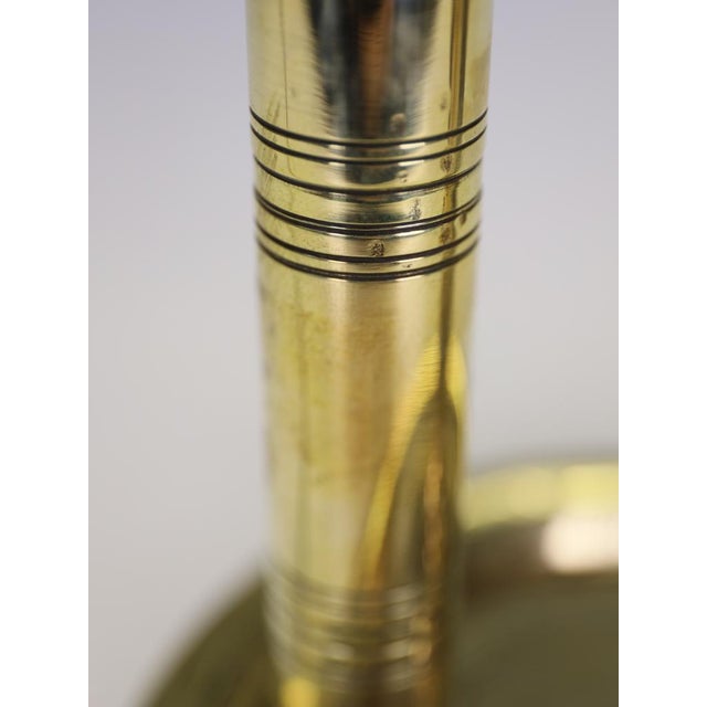 Antique French Brass Two-Light Bouillotte Lamp with Tôle Shade, 1850 For Sale - Image 12 of 18