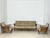 Vintage Chippendale Sofa and Armchairs, 1960s, Set of 3 For Sale - Image 6 of 11