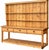 A wonderfully substantial Irish pine kitchen dresser, likely dating to the 19th century, retaining the wonderfully warm,...