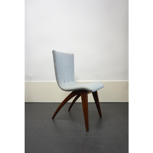 Brown Swing Chairs by G.J. Van Os for Van Os Culemborg, Netherlands, 1950, Set of 2 For Sale - Image 8 of 12