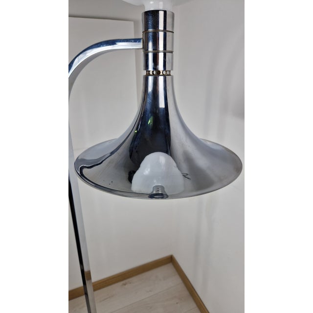 1960s AM/AS Model Floor Lamp in Chrome-Plated Metal by Franco Albini and Franca Helg for Sirrah, 1960s For Sale - Image 5 of 18