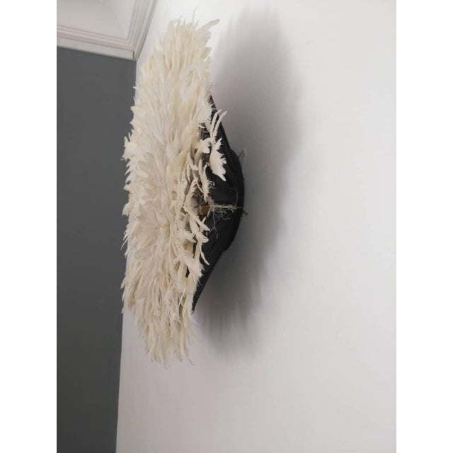 Mid-Century Modern Juju Hat White of 24" - 60 Cm For Sale - Image 3 of 6