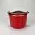 Red Enamel and Cast Iron Pot by Timo Sarpaneva for Rosenlew of Finland, 1960s, in Very Good conditions. Designed 1960 to...