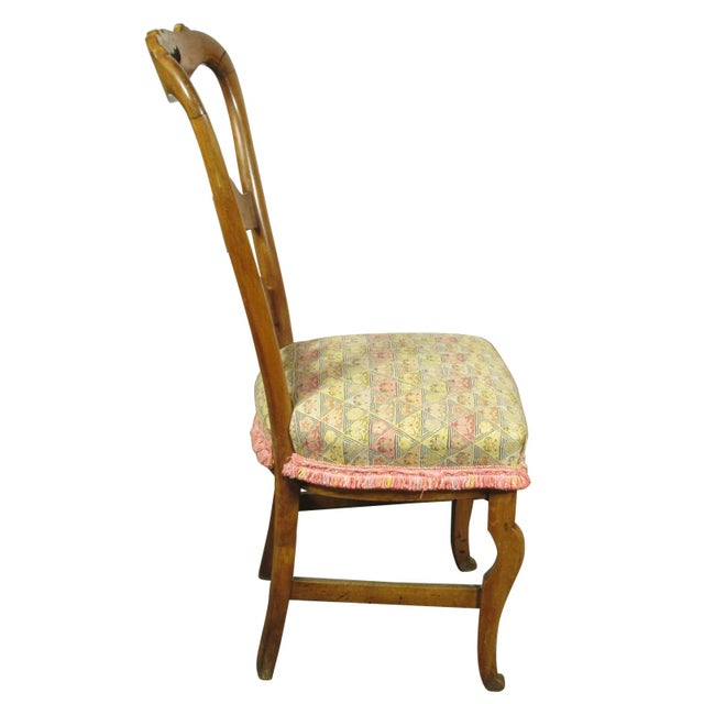 French 18th-C. Louis XV Side Chair For Sale - Image 3 of 8