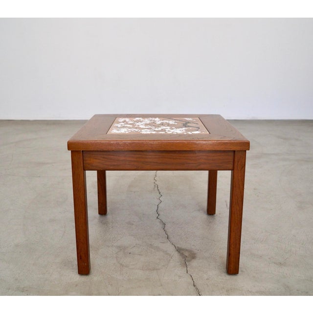 Wood 1960’s Mid-Century Modern John Keal Side Table for Brown Saltman For Sale - Image 7 of 12