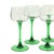 Vintage Luminarc Alsace Wine Glasses with Green Base, 1970s, Set of 10 For Sale - Image 10 of 14
