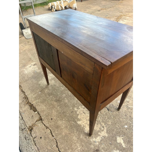 French 19th Century Louis XVI Walnut Chest of Drawers For Sale - Image 11 of 12