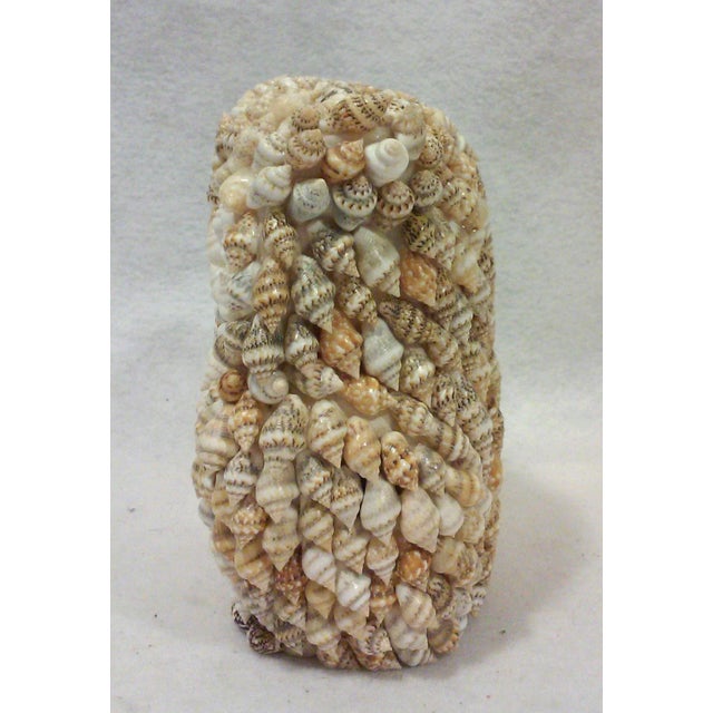 1970s Vintage Mid-Century Shell Owl Figure For Sale - Image 5 of 7