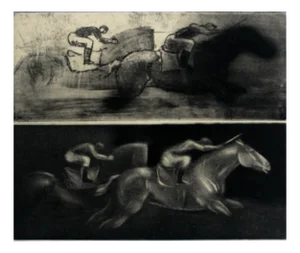 Pawel Zablocki, Sketches for New Runs, Etching on Paper, 2010
