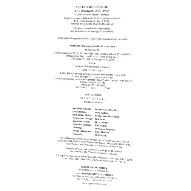 Illustration The Speakeasies of 1932 Book For Sale - Image 3 of 6