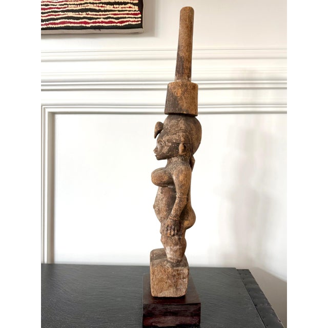 African Senufo Divination Statue from Cote d'Ivoire For Sale - Image 4 of 17