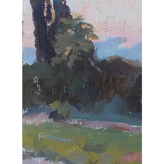 Vintage Impressionist Spring Landscape Oil Painting, Ukrainian Art 21-16 For Sale - Image 4 of 6