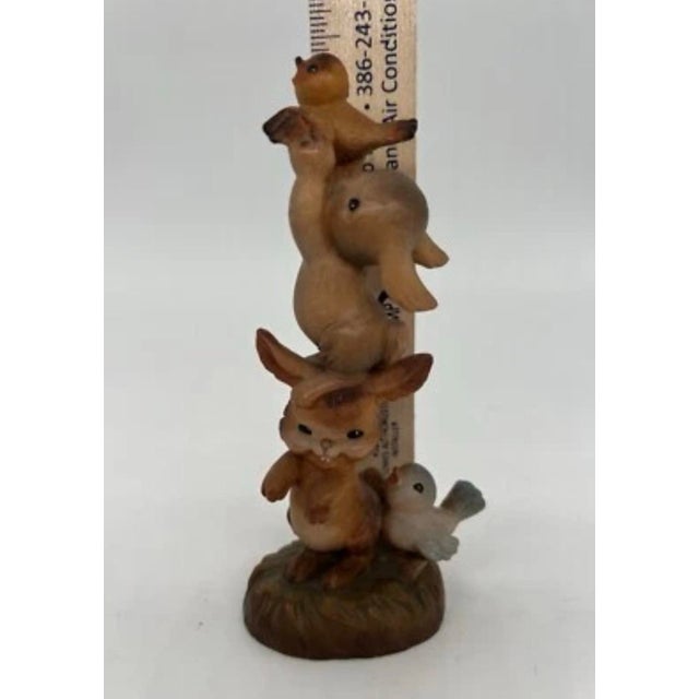 Wood Vintage Jerrandiz Wooden Carved Figurine "Helping Hands" For Sale - Image 7 of 11