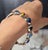Vintage Mexican 950 Sterling Silver Multi Gemstone Tennis Bracelet For Sale - Image 15 of 17