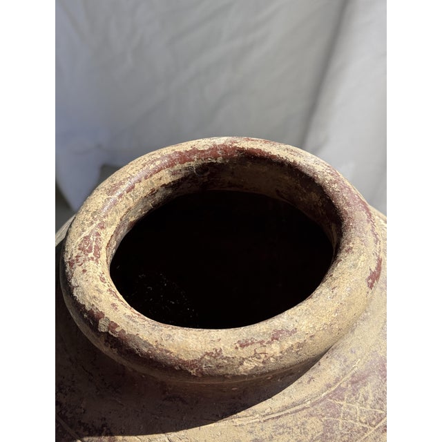 Borneo Vase in Brown Terracotta, 1980s For Sale - Image 4 of 5