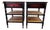 Late 20th Century British Colonial Style Palecek Side Table Nightstands, a Pair For Sale