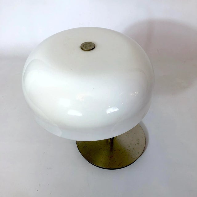 Metal Vintage Italian Table Lamp by Giotto Stoppino, 1970s For Sale - Image 7 of 12