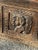 Victorian Corner Wall Cabinet in Oak with Fine Carved Figure and Decoration For Sale - Image 5 of 11